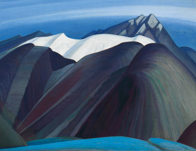 Lawren Harris's stunning Mountains East of Maligne Lake will lead Heffel's fall live auction. The masterpiece canvas was consigned from the United Kingdom (estimate: $2,500,000 - 3,500,000) (CNW Group/Heffel Fine Art Auction House)