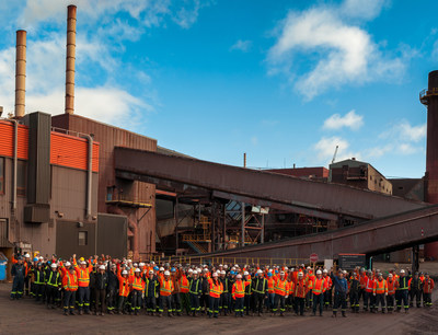 L'Usine de bouletage d'ArcelorMittal Exploitation minière s.e.n.c. à Port-Cartier célèbre 40 ans d'excellence (Groupe CNW/ArcelorMittal Exploitation minière Canada s.e.n.c.)