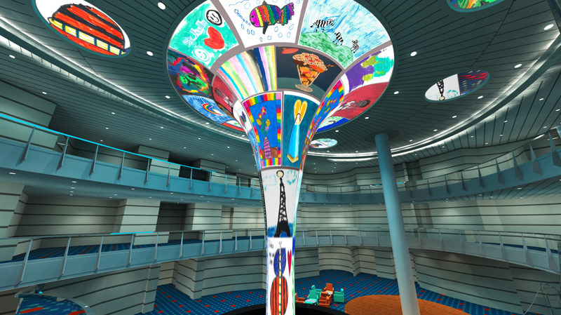 Αποτέλεσμα εικόνας για Carnival Horizon Dreamscape LED Atrium Sculpture to Feature Artwork Created by St. Jude Children's Research Hospital Patients