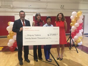 Voya Financial Honors Hawthorne, California, Teacher with First Place Voya Unsung Heroes Program Award