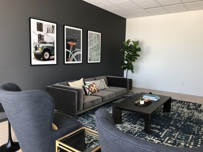 One of three crew lounges in Gary Jet Center's new FBO.