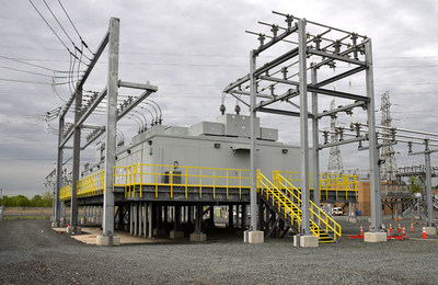 Since Sandy, PSE&G raised the Sewaren Switching Station's electrical equipment above new FEMA flood guidelines under the Energy Strong program.