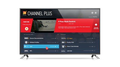 LG Channel Plus powered by XUMO now available on 2017 LG OLED, LG SUPER UHD and LG UHD TV models and DAZN now available on LG webOS TVs (CNW Group/LG Electronics Canada)