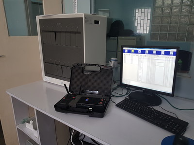 SystemOne's Mobiility Pack with a GeneXpert in Lilongwe, Malawi