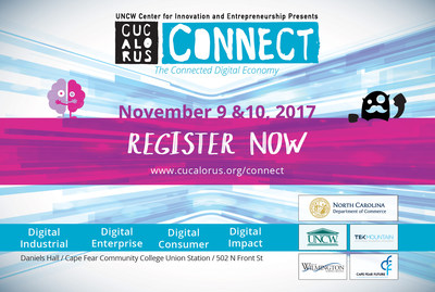 Register now for the Cucalorus Connect Conference, a two-day exploration of the connected digital economy on November 9-10, 2017 in downtown Wilmington, North Carolina.