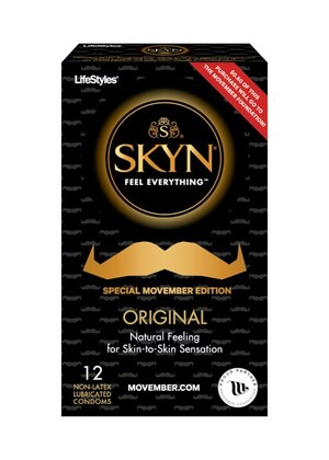 SKYN® Condoms Announces Third Annual Partnership With The Movember Foundation