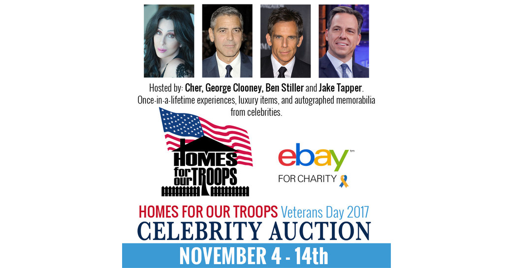 Homes For Our Troops Veterans Day Celebrity Auction Brings Powerful