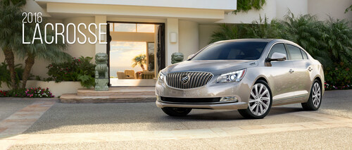 The Buick LaCrosse is available at Palmen Buick GMC Cadillac.