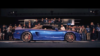 Clarion's 'Clarion Builds' 1991 Acura NSX officially sold at auction raising $135,000 for the American Red Cross. Clarion’s one-of-a-kind, fully restored and tastefully modified Supercharged 1991 NSX, Lot No. 3002, crossed the auction block Friday afternoon, October 20, 2017 at the 10th annual Barrett-Jackson Las Vegas Auction. 100-percent of the hammer price of the Clarion Builds Acura NSX was donated to the American Red Cross.