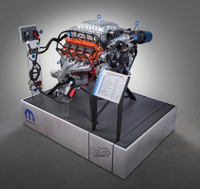 The Mopar brand is unleashing a new Mopar 6.2-liter supercharged Crate HEMI® Engine Kit — nicknamed the “Hellcrate” — that injects 707 horsepower and 650 lb.ft. of torque under the hood.