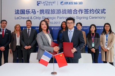 Ctrip and LeCheval Strategic Partnership Signing Ceremony