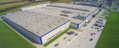 Magna's new mirrors facility in Nove mesto nad Vahom, Slovakia. The company is investing $30 million to refurbish the building and install a new automated paint line that will bring 150 new jobs. (CNW Group/Magna International Inc.)