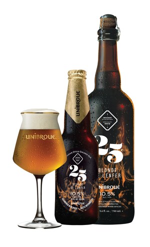 For its 25th anniversary, Unibroue launches 25e BLONDE DE L'ENFER, a limited edition just for the U.S.