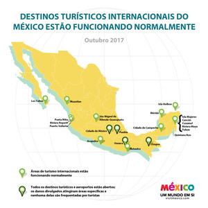 Destinos turísticos do México estão abertos e prontos para receber você