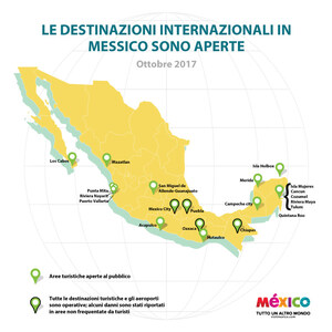 Le destinazioni del Messico sono aperte e pronte a darvi il benvenuto