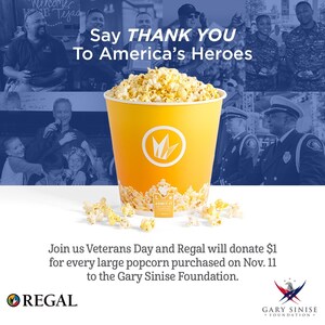Regal Popcorn Sales to Support the Military on Veterans Day