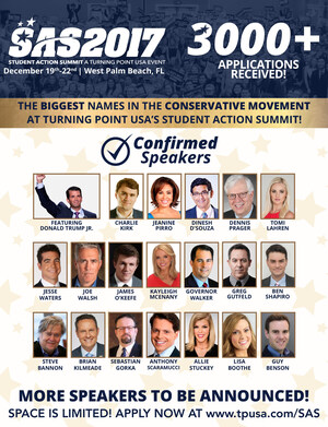 Thousands of Students to Attend Turning Point USA's Student Action Summit in West Palm Beach