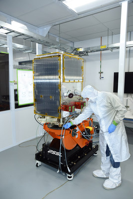 Six SSL-built Earth imaging small satellites for Planet were successfully launched. (CNW Group/SSL)