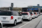 365 taxicabs say "Bonjour" at Montréal-Trudeau