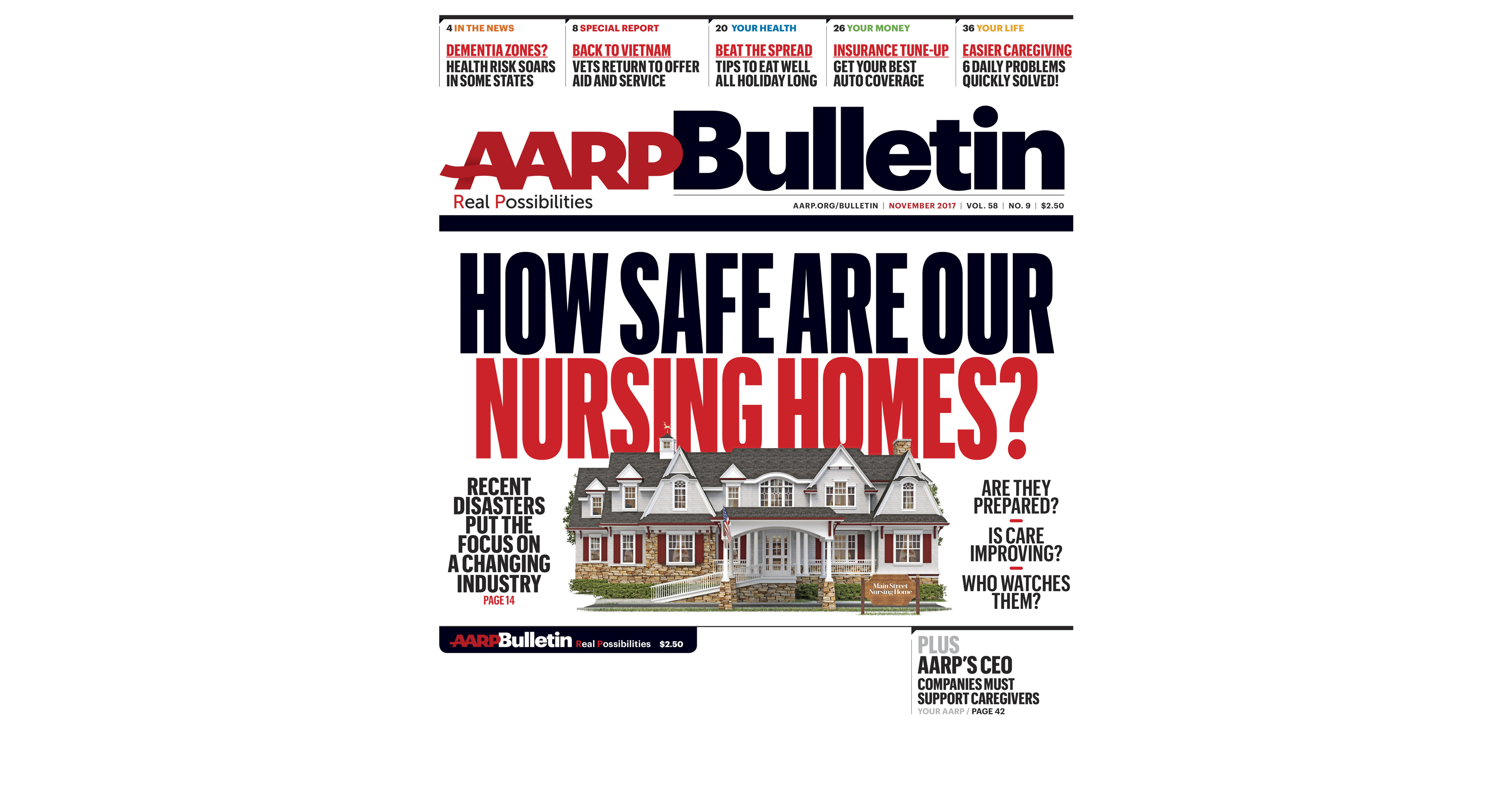 November AARP Bulletin Delves into the State of America's Nursing Homes