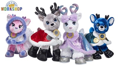 Build A Bear Twinkle Reindeer with Medallion 15" Santa Pink BAB Box 2018 NEW 
