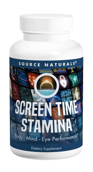 Source Naturals® Innovates with Screen Time Stamina™ Supplement Designed for Endurance Computer Users