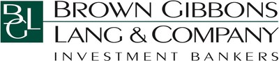 Brown Gibbons Lang & Company Corporate Logo (PRNewsFoto/Brown Gibbons Lang & Company) Brown Gibbons Lang & Company Corporate Logo (PRNewsFoto/Brown Gibbons Lang & Company)