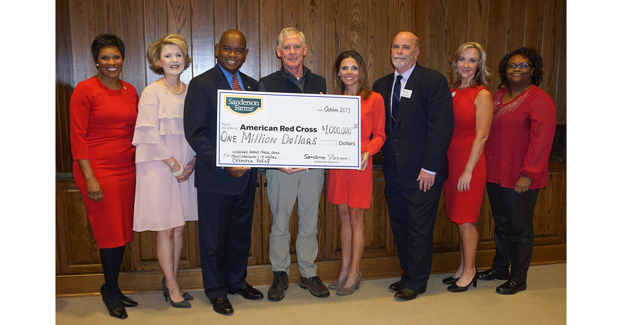 Sanderson Farms Donates 2 Million to Disaster Relief Efforts