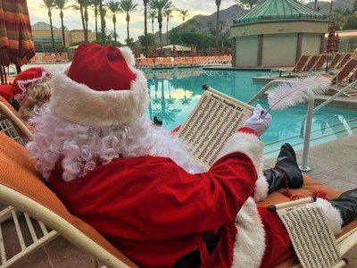 Santa prepping at Renaissance Indian Wells Resort & Spa