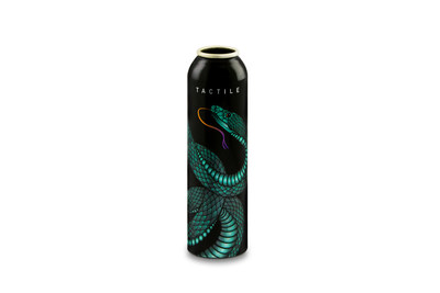 Ball Corporation recently won a 2017 British Aerosol Manufacturing Association Aerosol Packaging Award for its Tactile can, which the company designed and produced. Ball’s innovative design and distinctive tactile print finish were brought to life by a snake featured prominently on an aluminum aerosol can. Tactile ink provides texture on the can for a unique consumer interaction with the package.