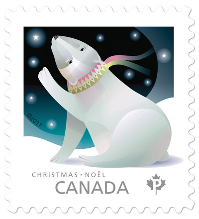 Les figurines sur les animaux de Noël (Groupe CNW/Postes Canada)