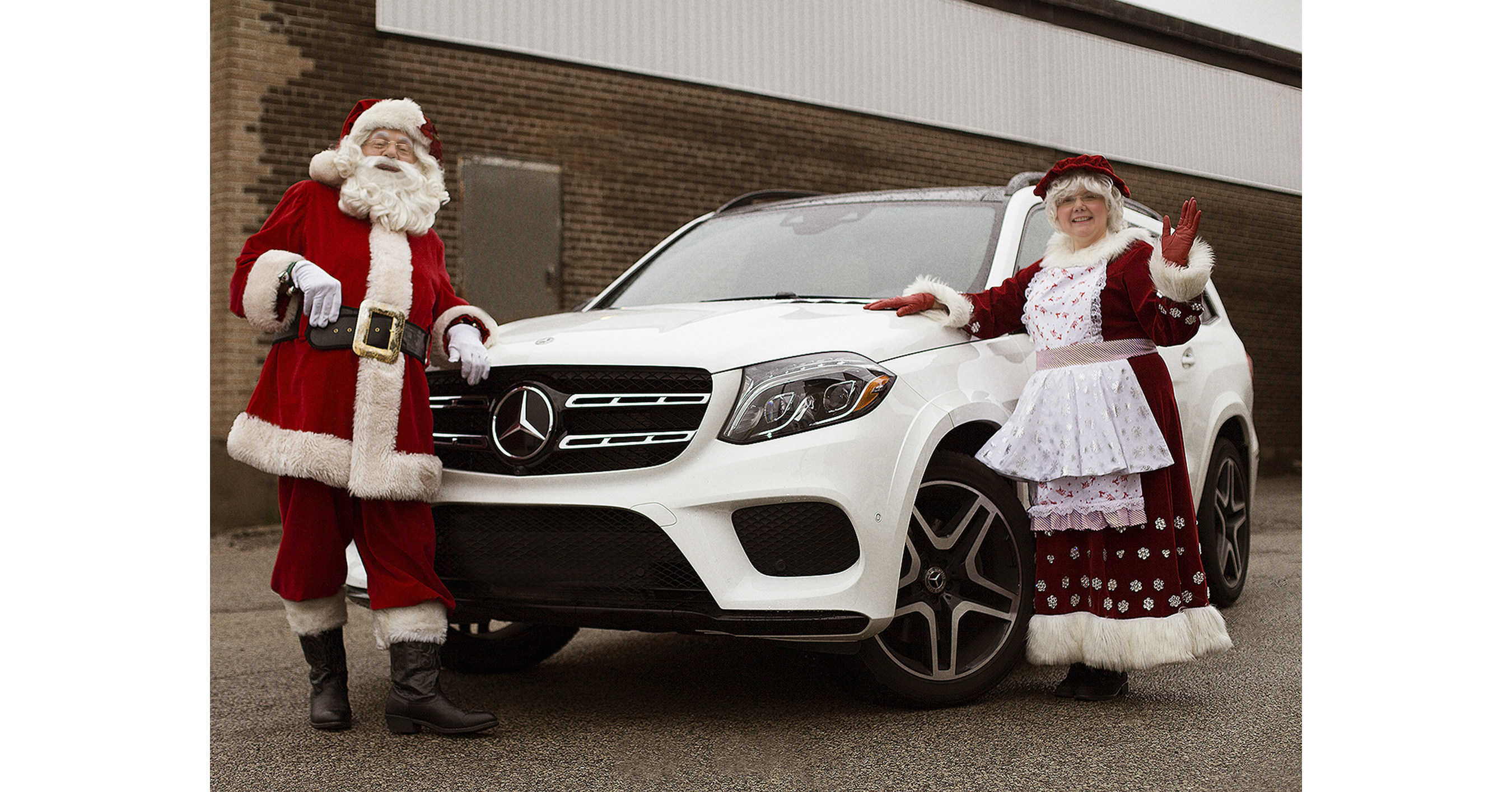 Rudolph Lights The Way But Mercedes Benz Will Pull The