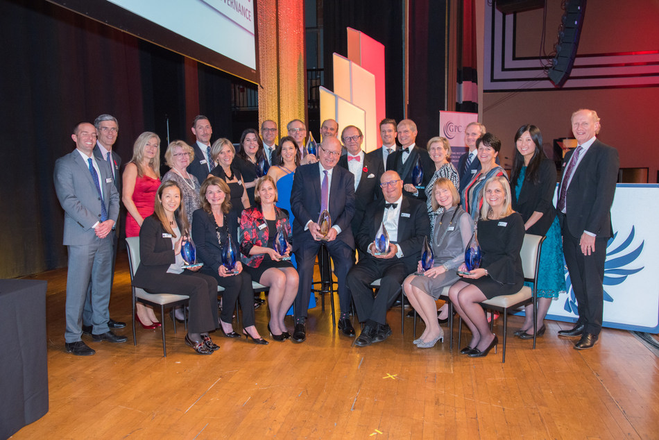 Governance Professionals of Canada Excellence in Governance Awards, The Carlu, November 2, 2017 in Toronto. (CNW Group/Governance Professionals of Canada)