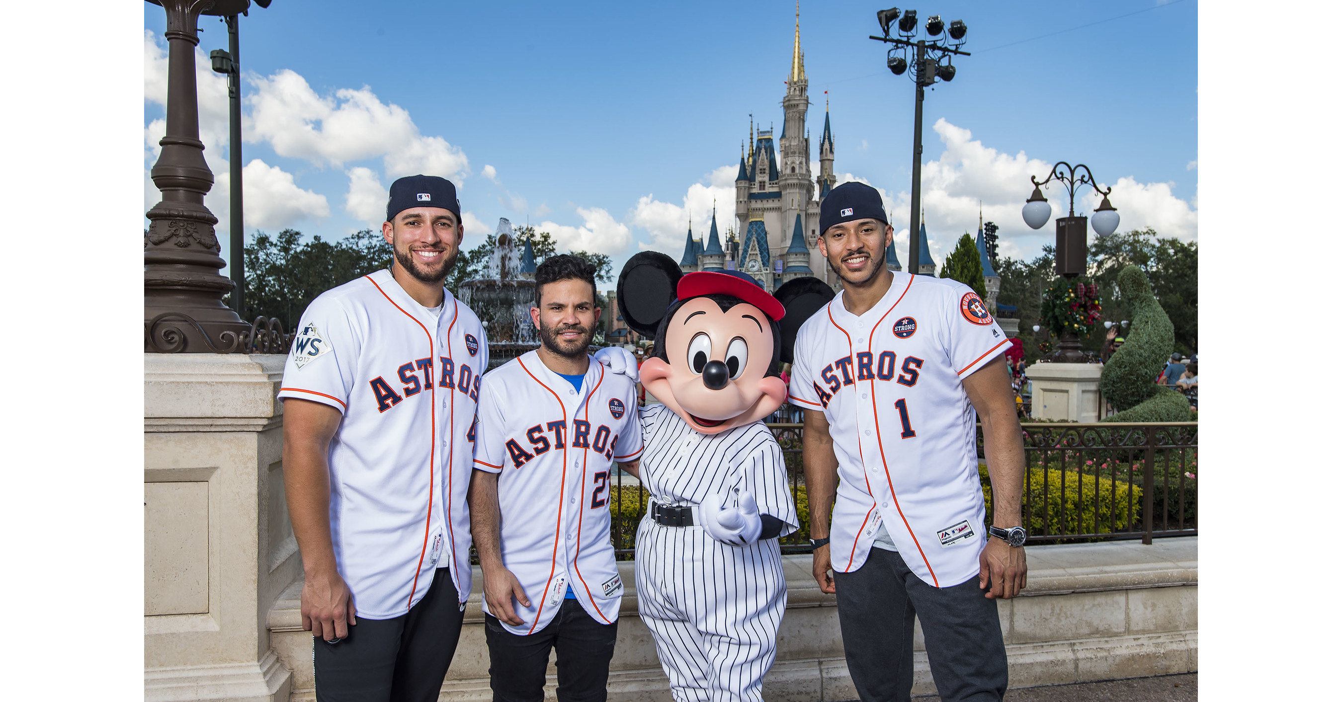 Mickey Mouse And MLB Baseball Houston Astros World Series Champs