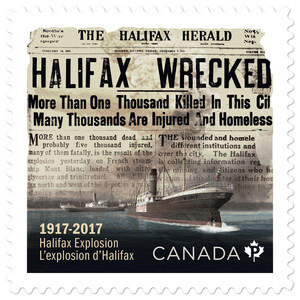 Canada Post marks the Halifax Explosion with new stamp