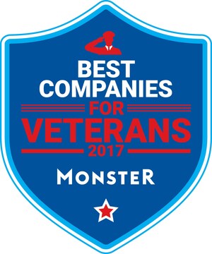 Monster Salutes Best Companies for Veterans in 2017