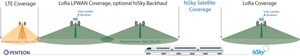 Penteon and hiSky Join Up to Provide Rail and Transport Operators Private Network Services on Penteon's Low Power Wide Area Network and hiSky's Smartellite™ Satellite Terminal for M2M and IoT