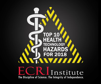 Ransomware and other cybersecurity threats top ECRI Institute’s 2018 Top 10 Health Technology Hazards list. The report identifies the potential sources of danger involving medical devices and other health technologies that ECRI believes warrant the greatest attention for the coming year. The guidance that accompanies each hazard provides practical strategies for reducing risks, establishing priorities, and enacting solutions. Visit www.ecri.org/2018hazards for free executive brief.