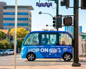 AAA And Keolis Launch Nation's First Public Self-Driving Shuttle In Downtown Las Vegas
