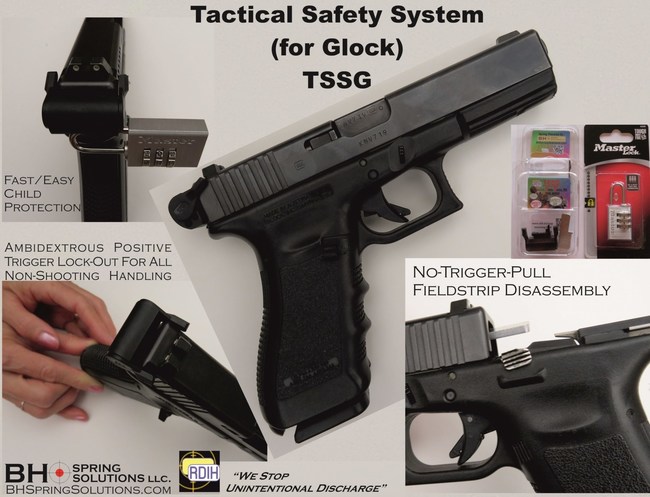 Stops Unintentional Discharge of the Glock Pistol
