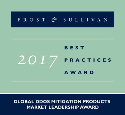 Frost & Sullivan Recognizes Arbor Networks as a Market Leader in the DDoS Mitigation Products Industry