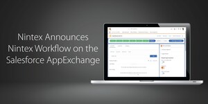 Nintex Announces Nintex Workflow on the Salesforce AppExchange, the World's Leading Enterprise Apps Marketplace