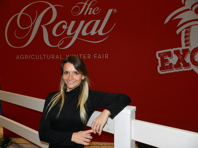 Photo of Sara Kirchhof – R.I. Tennison photo (CNW Group/Royal Agricultural Winter Fair)