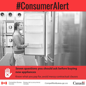 Consumer Alert - Seven questions you should ask before buying new appliances