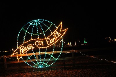 Lights on the Bay is a spectacular drive-through lights show beside the Chesapeake Bay that features more than 70 animated and stationary displays.