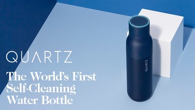QUARTZ The World's First Self-Cleaning Water Bottle