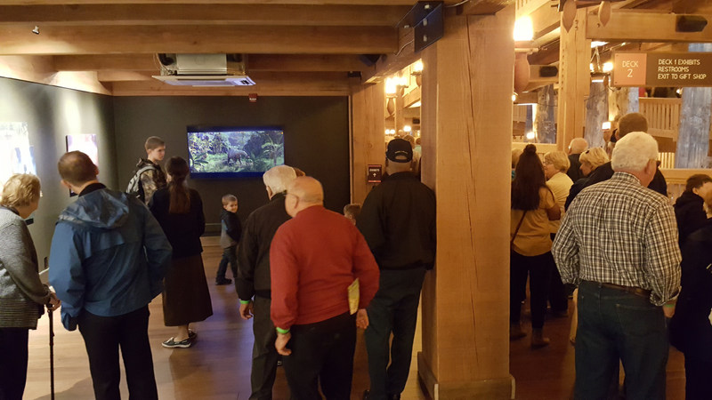 Footage from Genesis: Paradise Lost is shown to Ark Encounter visitors in Ultra-D Glasses-Free 3D