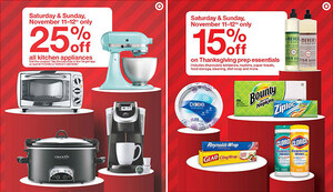 Target Reveals First in Series of Weekend Deals for the Holiday Season