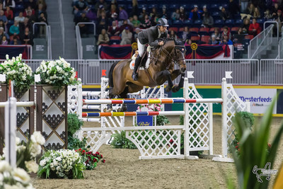 Daniel Bluman of Israel won the $35,000 International Jumper Power and Speed on Tuesday, November 7, to kick off international show jumping competition at the CSI4*-W Royal Horse Show in Toronto, ON. Photo by Ben Radvanyi Photography (CNW Group/Royal Agricultural Winter Fair)