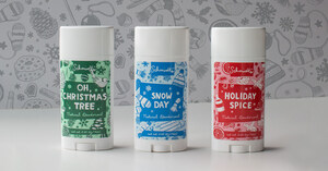 Stay Fresh From Head To Mistletoe! Schmidt's Naturals Introduces Limited-Edition Holiday Inspired Deodorant Collection